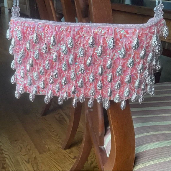 Laviola Beaded Sequins Evening Bag NWOT - Picture 2 of 10